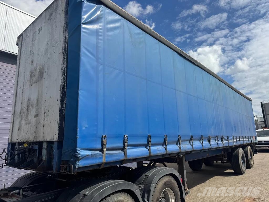 Van Hool **FULL STEEL SUSPENSION-WIDE SPREAD-BELGIAN TRAILE Curtainsiderauflieger