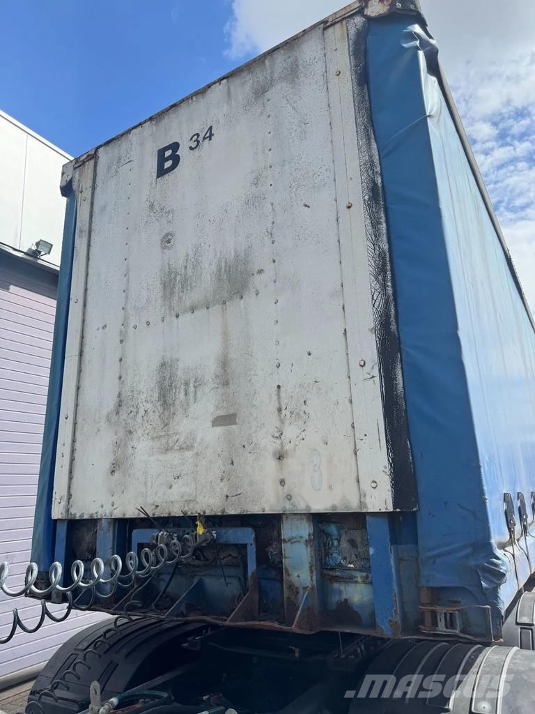 Van Hool **FULL STEEL SUSPENSION-WIDE SPREAD-BELGIAN TRAILE Curtainsiderauflieger