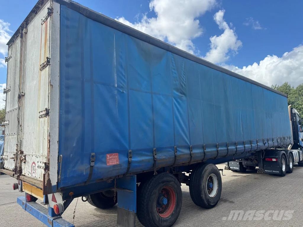 Van Hool **FULL STEEL SUSPENSION-WIDE SPREAD-BELGIAN TRAILE Curtainsiderauflieger