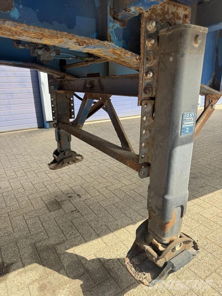 Van Hool **FULL STEEL SUSPENSION-WIDE SPREAD-BELGIAN TRAILE Curtainsiderauflieger
