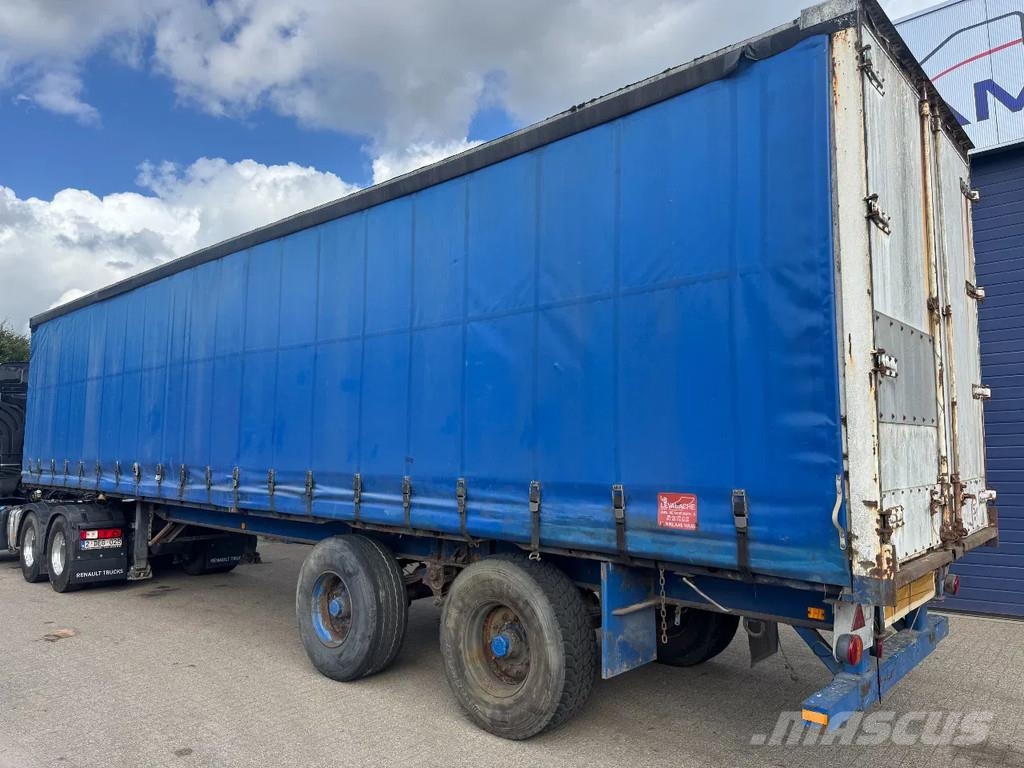 Van Hool **FULL STEEL SUSPENSION-WIDE SPREAD-BELGIAN TRAILE Curtainsiderauflieger