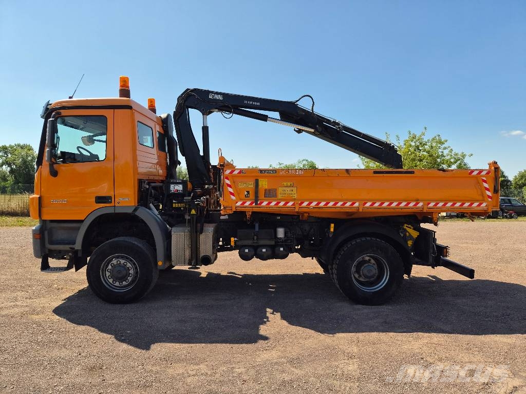 Mercedes-Benz Actros 1836 AK MP3 / 113.Tkm / Hiab XS099 HIDUO Savivarčių priekabų vilkikai