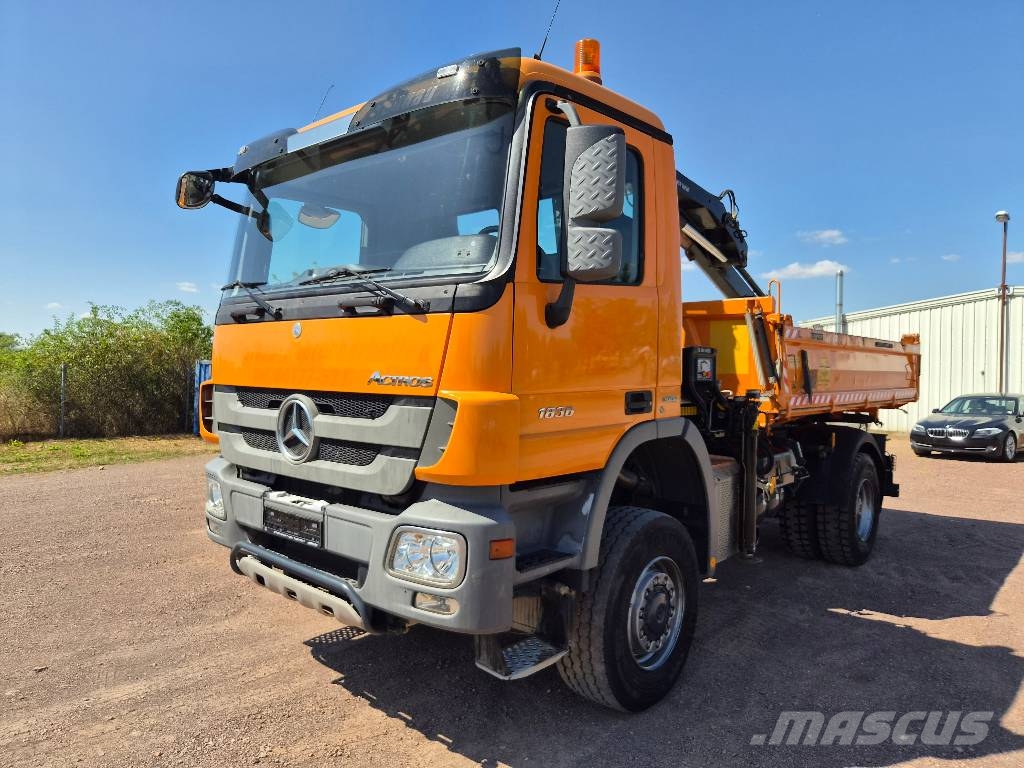 Mercedes-Benz Actros 1836 AK MP3 / 113.Tkm / Hiab XS099 HIDUO Savivarčių priekabų vilkikai