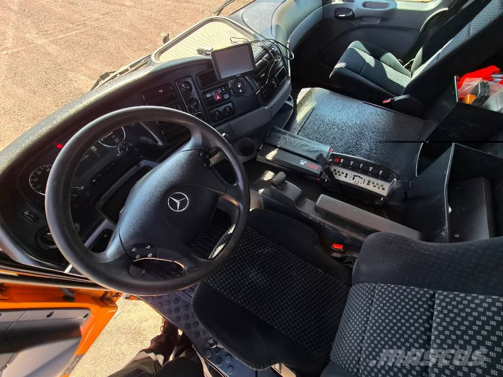 Mercedes-Benz Actros 1836 AK MP3 / 113.Tkm / Hiab XS099 HIDUO Savivarčių priekabų vilkikai