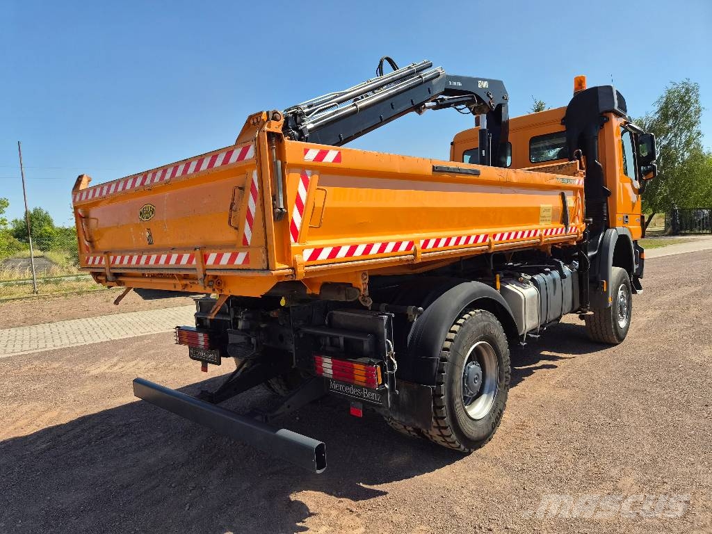 Mercedes-Benz Actros 1836 AK MP3 / 113.Tkm / Hiab XS099 HIDUO Savivarčių priekabų vilkikai