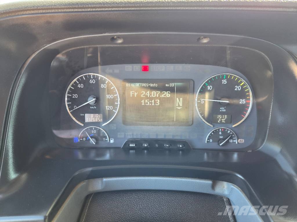 Mercedes-Benz Actros 1836 AK MP3 / 113.Tkm / Hiab XS099 HIDUO Savivarčių priekabų vilkikai
