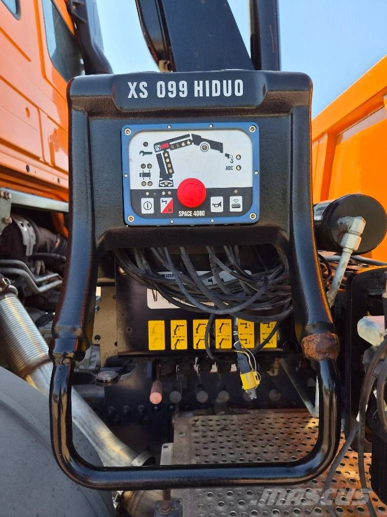Mercedes-Benz Actros 1836 AK MP3 / 113.Tkm / Hiab XS099 HIDUO Savivarčių priekabų vilkikai