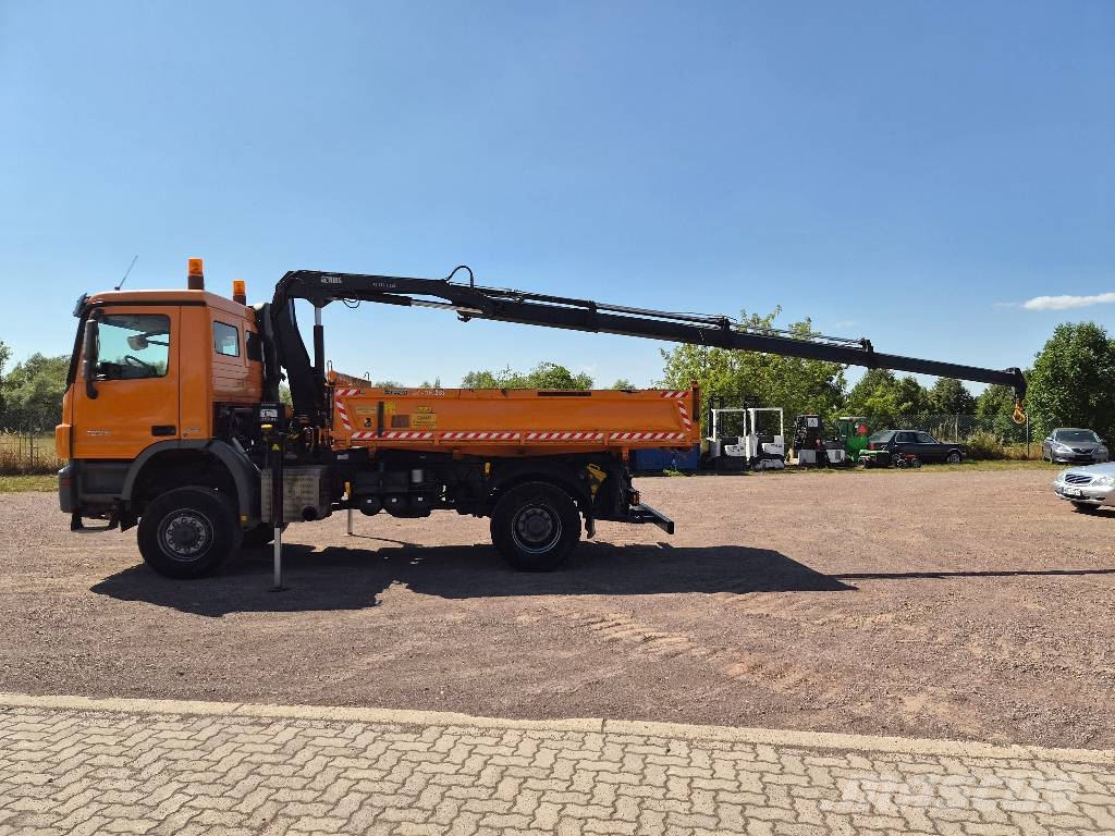 Mercedes-Benz Actros 1836 AK MP3 / 113.Tkm / Hiab XS099 HIDUO Savivarčių priekabų vilkikai