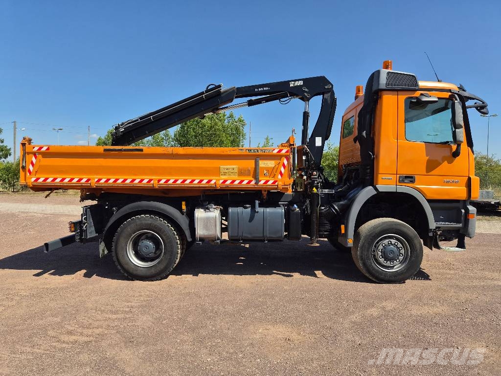 Mercedes-Benz Actros 1836 AK MP3 / 113.Tkm / Hiab XS099 HIDUO Savivarčių priekabų vilkikai