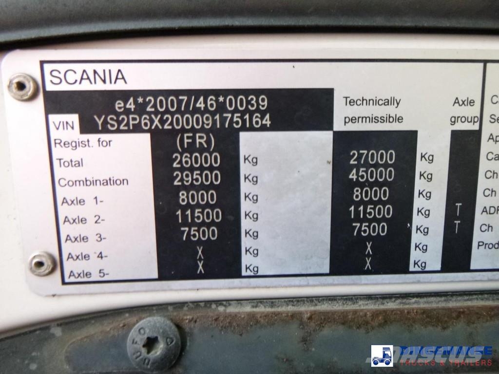 Scania P320 6x2 fuel tank 18.5 m3 / 5 comp Autocisterna