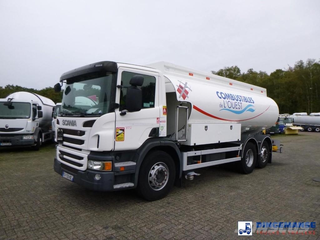 Scania P320 6x2 fuel tank 18.5 m3 / 5 comp Autocisterna