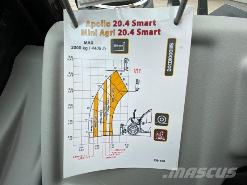 Dieci Mini Agri 20.4 SMART Teleskoplader 4x4 Teleskopski viličarji