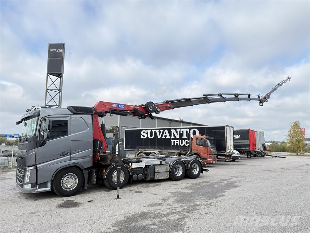 Volvo FH500 8X4 Kranbil