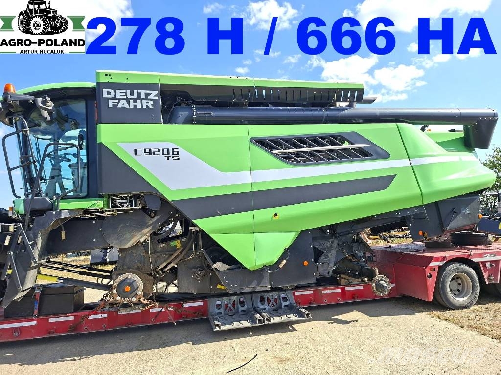 Deutz-Fahr 9206 TS - 2016 ROK - 278 H - DEMO - 7.5 M VARIO Kombajni