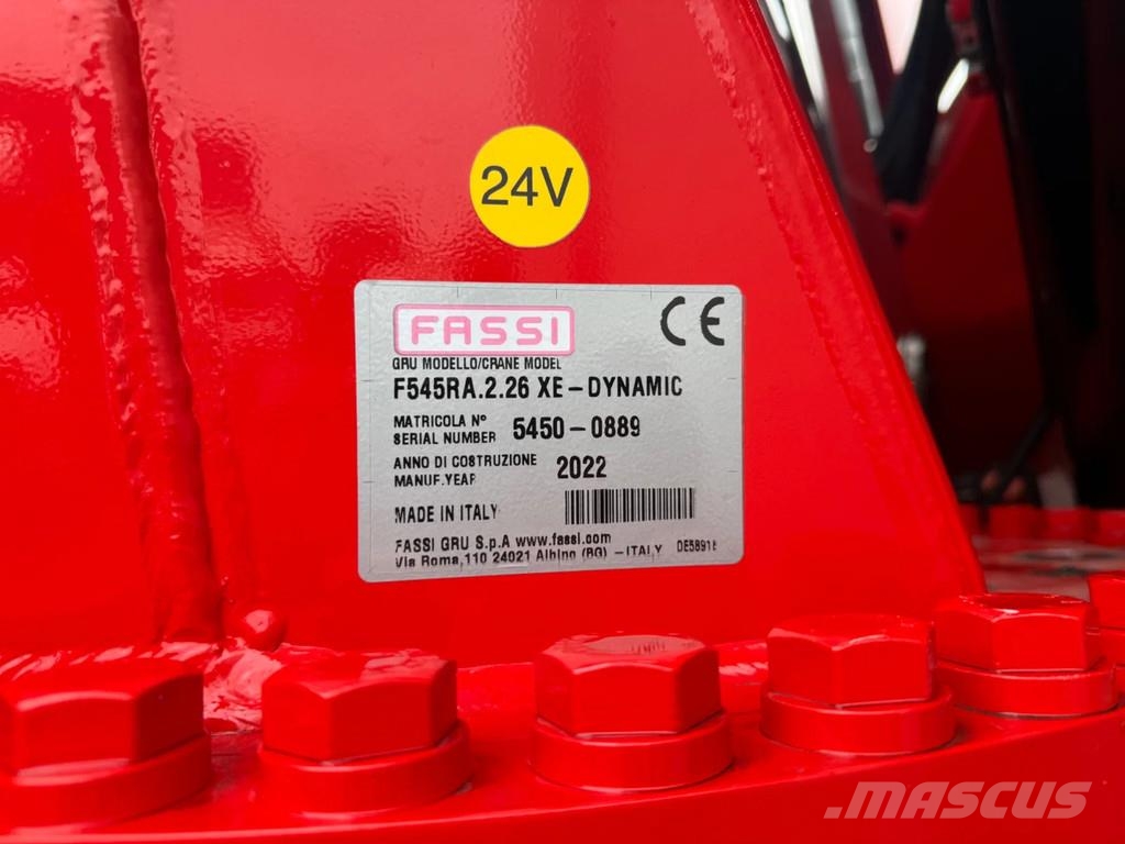 DAF XF 530 FAN / 6x2 / Euro 6 E / Fassi F545RA.2.26 XE Visurgājēji celtņi