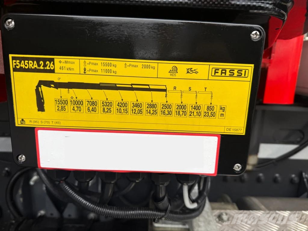 DAF XF 530 FAN / 6x2 / Euro 6 E / Fassi F545RA.2.26 XE Visurgājēji celtņi