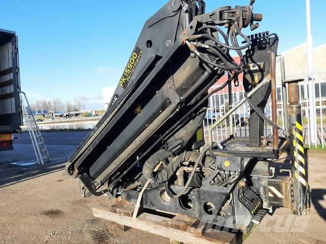 Palfinger PK 15500 + hmf en atlas te koop Guindastes articulados