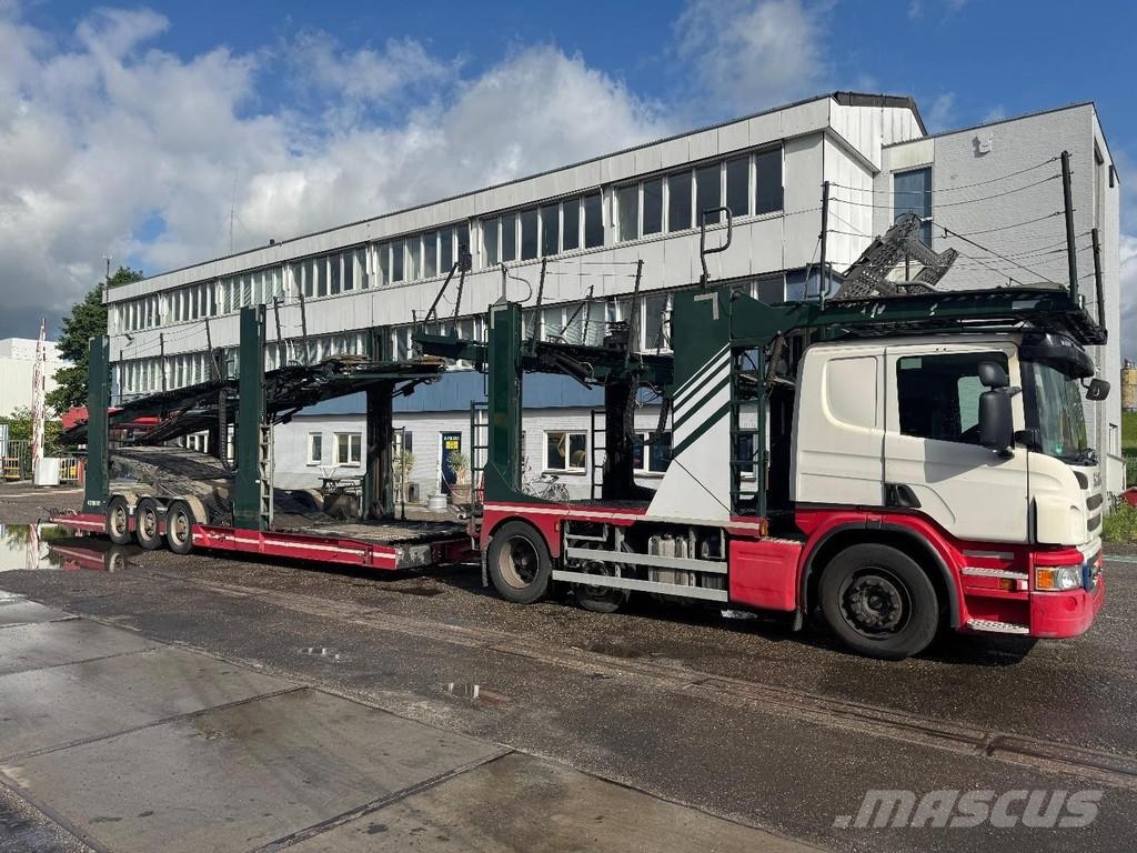 Scania P410 RHD 6X2 EURO 5 - COMPLETE 2013 YEAR + HUNWICK Camiones portacoches
