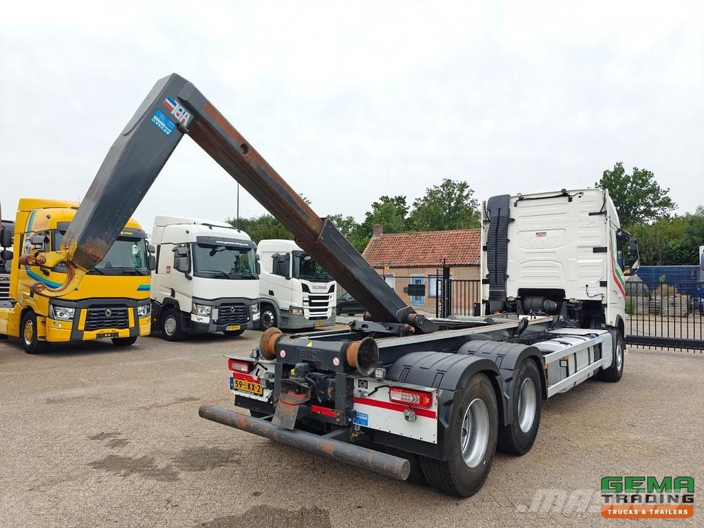Volvo FH 460 6x4 GlobeTrotter Euro6C - VDL 21T Hooklift شاحنات الرافعات الخطافية