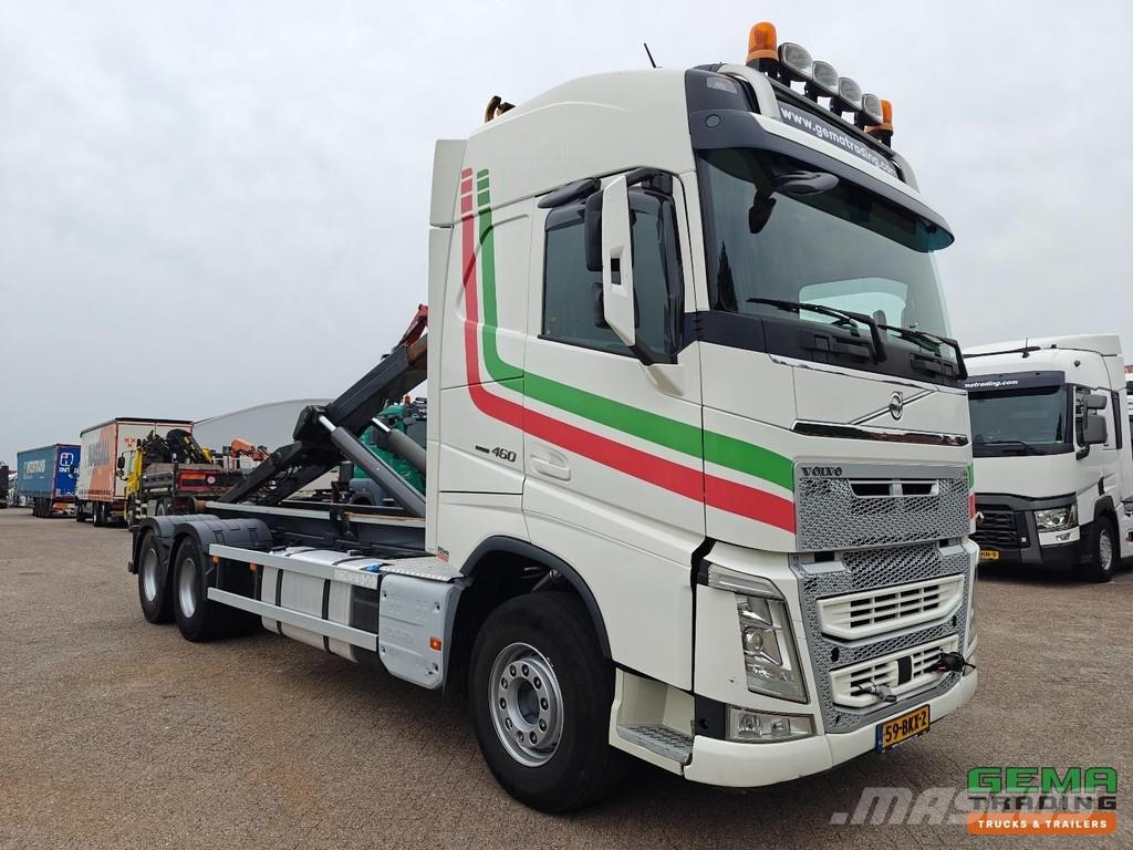 Volvo FH 460 6x4 GlobeTrotter Euro6C - VDL 21T Hooklift شاحنات الرافعات الخطافية