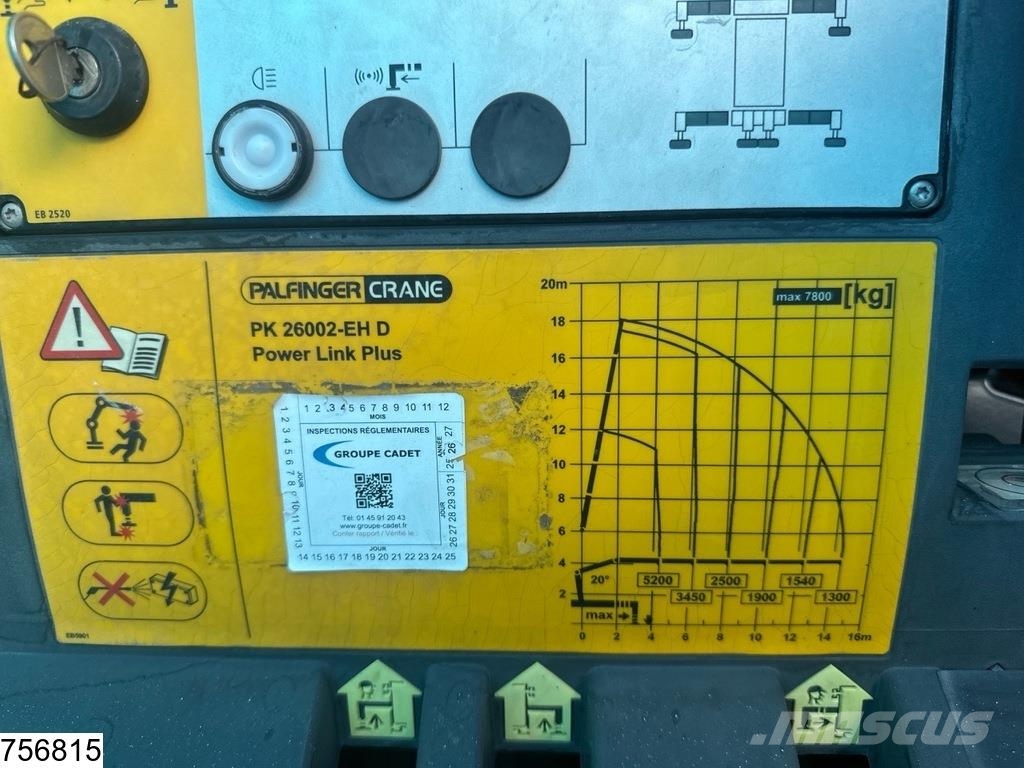Volvo FMX 500 EURO 6, Retarder, Palfinger, Remote Pritschenwagen/Pritschenwagen mit Seitenklappe