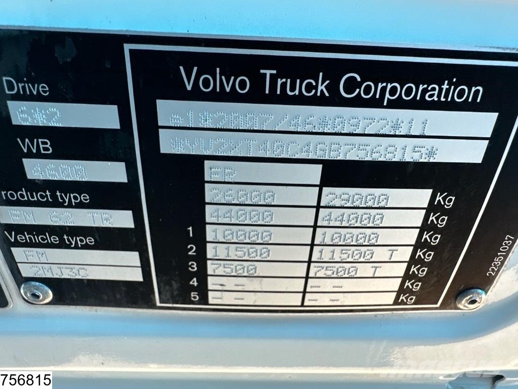 Volvo FMX 500 EURO 6, Retarder, Palfinger, Remote Pritschenwagen/Pritschenwagen mit Seitenklappe