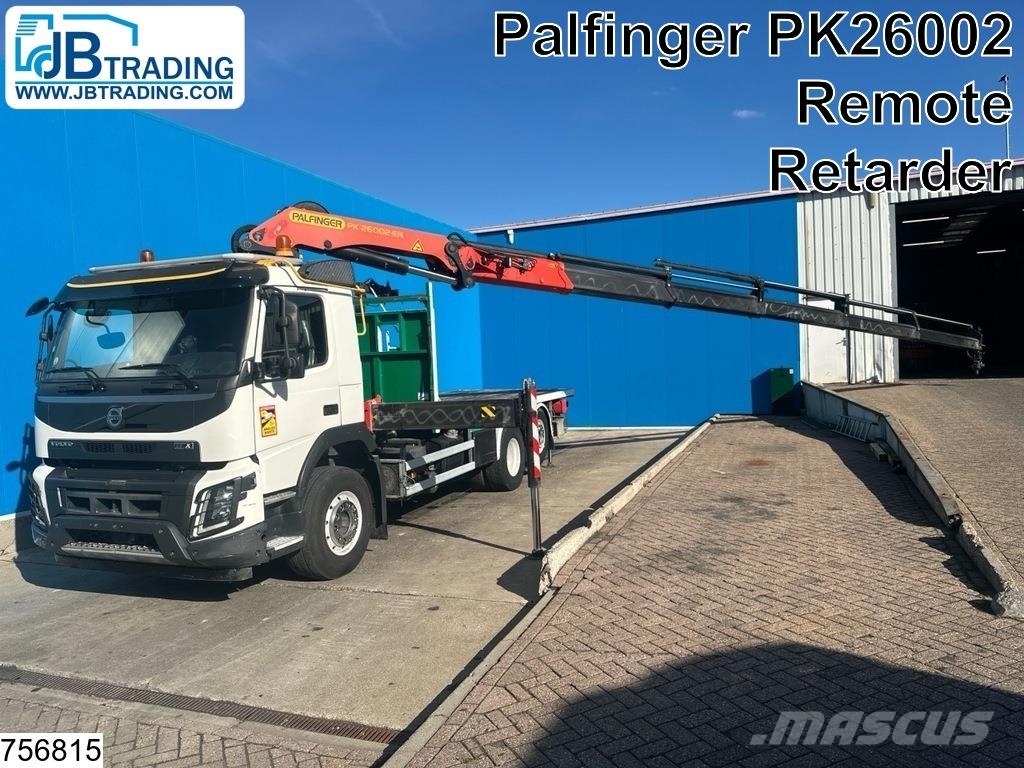 Volvo FMX 500 EURO 6, Retarder, Palfinger, Remote Pritschenwagen/Pritschenwagen mit Seitenklappe