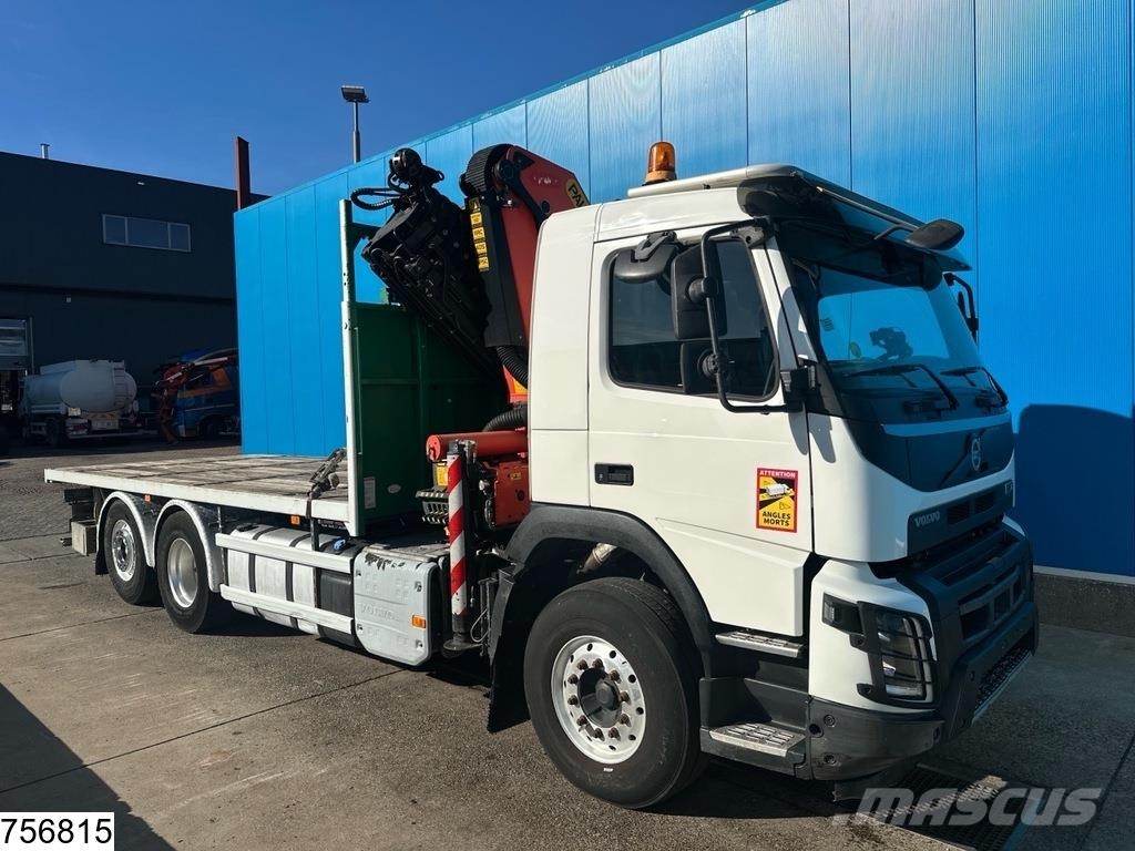 Volvo FMX 500 EURO 6, Retarder, Palfinger, Remote Pritschenwagen/Pritschenwagen mit Seitenklappe
