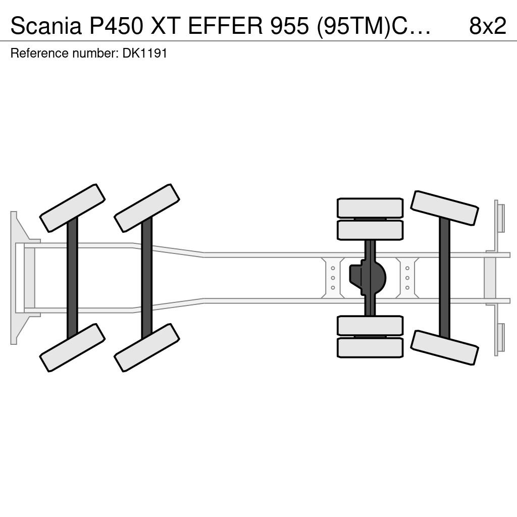 Scania P450 XT EFFER 955 (95TM)CROSSSTAB JIB WINCH!!2022! Kranen voor alle terreinen