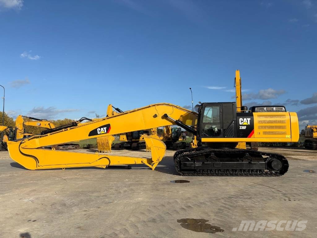 CAT 336F Long Reach Ekskavatori tālās sniedzamības darbiem
