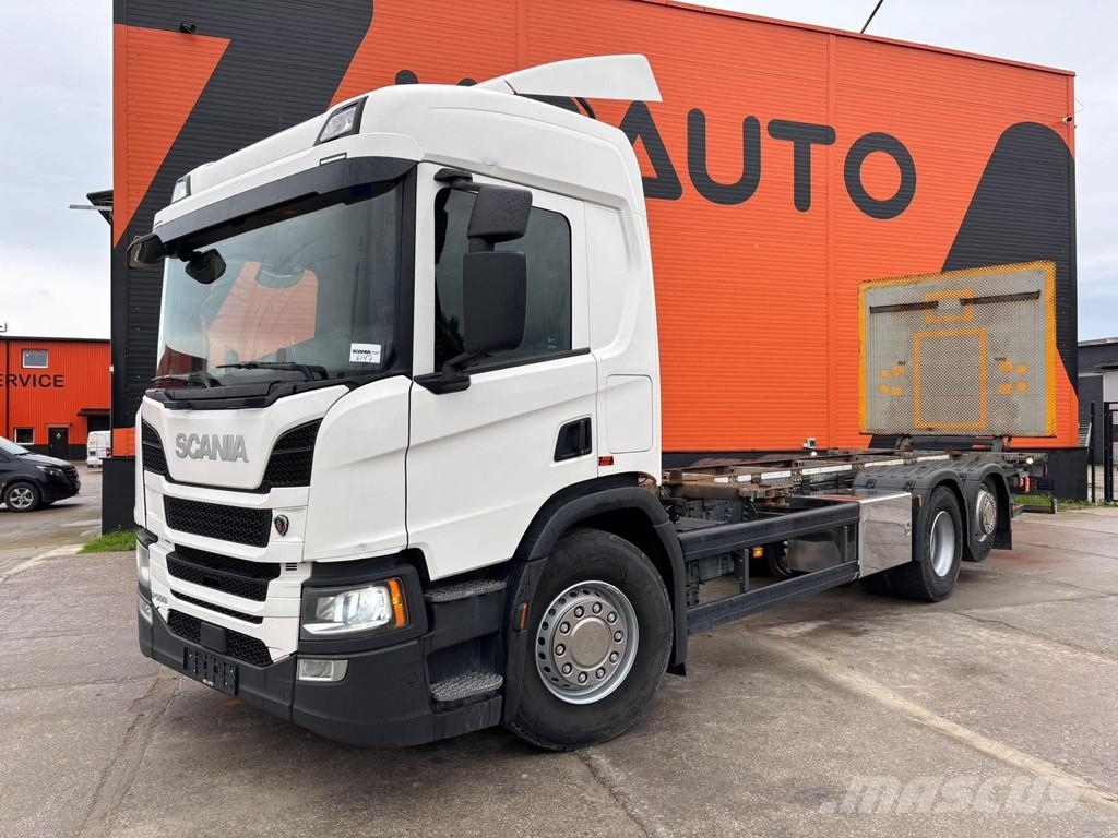 Scania P 500 6x2*4 9 TON FRONT AXLE / RETARDER Camiones portacontenedores