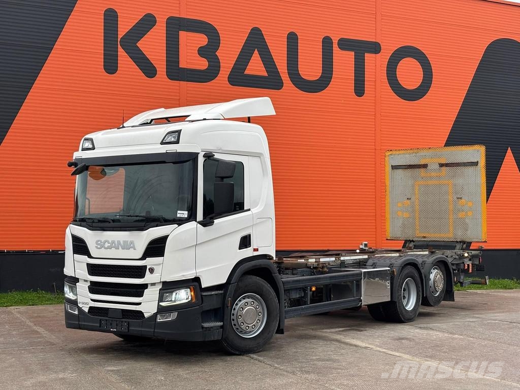 Scania P 500 6x2*4 9 TON FRONT AXLE / RETARDER Camiones portacontenedores