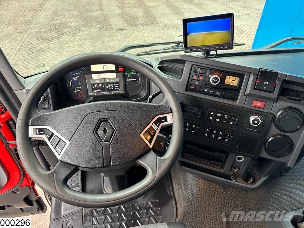 Renault C 380 8x2, EURO 6, Fassi, Remote Platte bakwagens