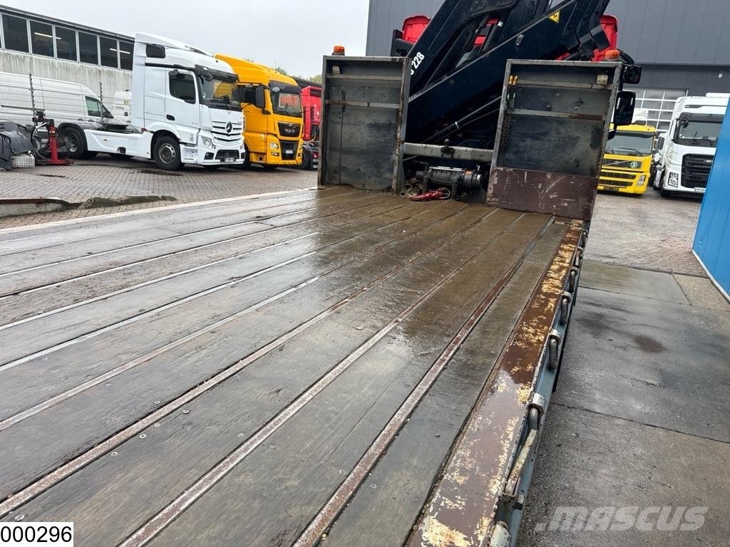 Renault C 380 8x2, EURO 6, Fassi, Remote Platte bakwagens