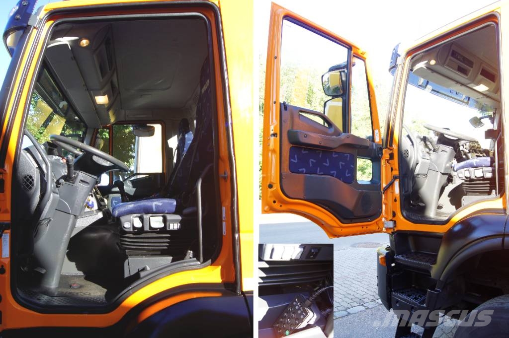 Iveco 190T33 TRAKKER 4x4/ MARREL/ HMF 835/ Winterdienst Kranwagen