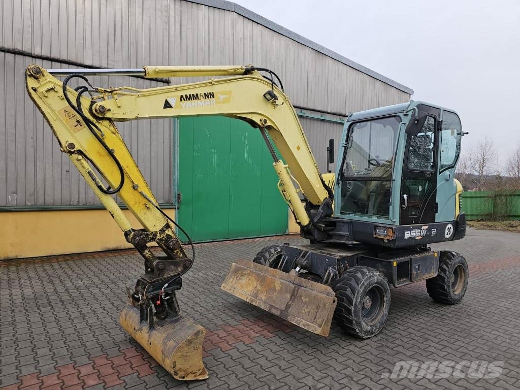 Koparka YANMAR B 55W-2 Εκσκαφείς με τροχούς - λάστιχα