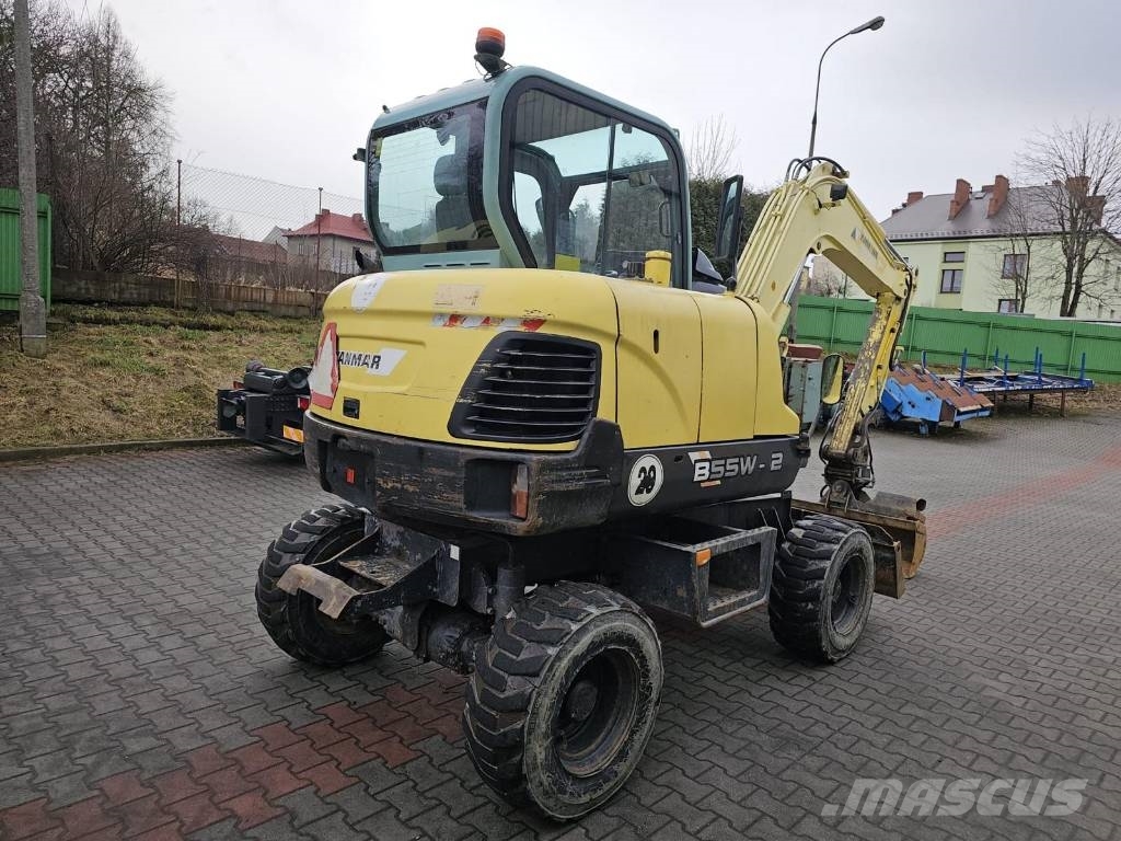 Koparka YANMAR B 55W-2 Εκσκαφείς με τροχούς - λάστιχα