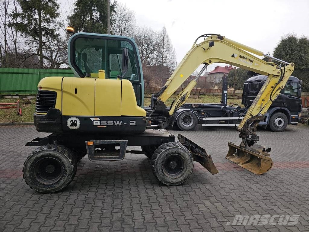 Koparka YANMAR B 55W-2 Εκσκαφείς με τροχούς - λάστιχα
