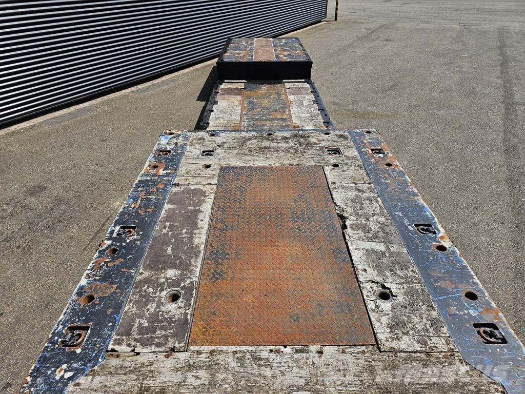 Meusburger MPG 3 / EXTENDABLE / LOW BED / 3 x STEERING AXLE Låg lastande semi trailer