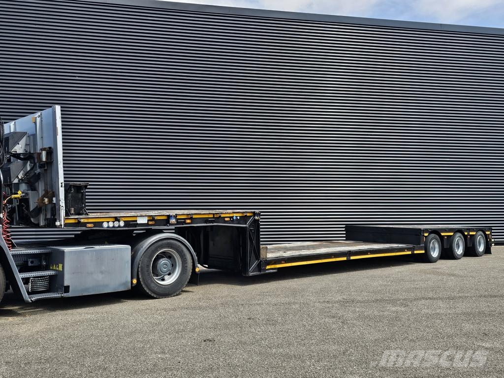 Meusburger MPG 3 / EXTENDABLE / LOW BED / 3 x STEERING AXLE Låg lastande semi trailer