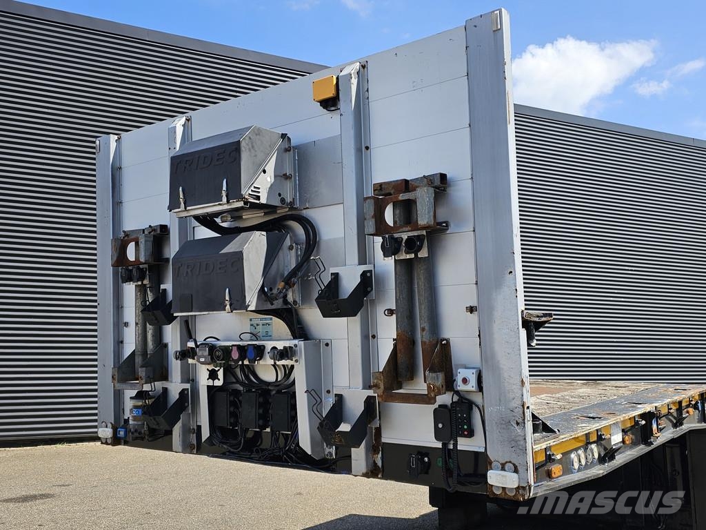 Meusburger MPG 3 / EXTENDABLE / LOW BED / 3 x STEERING AXLE Låg lastande semi trailer