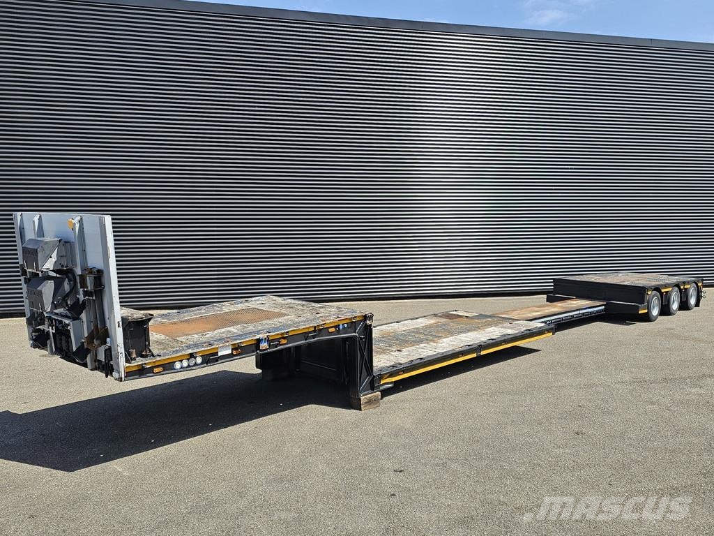 Meusburger MPG 3 / EXTENDABLE / LOW BED / 3 x STEERING AXLE Låg lastande semi trailer