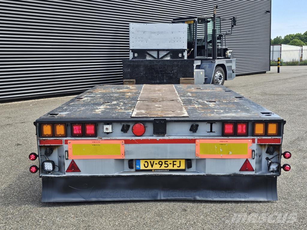 Meusburger MPG 3 / EXTENDABLE / LOW BED / 3 x STEERING AXLE Låg lastande semi trailer