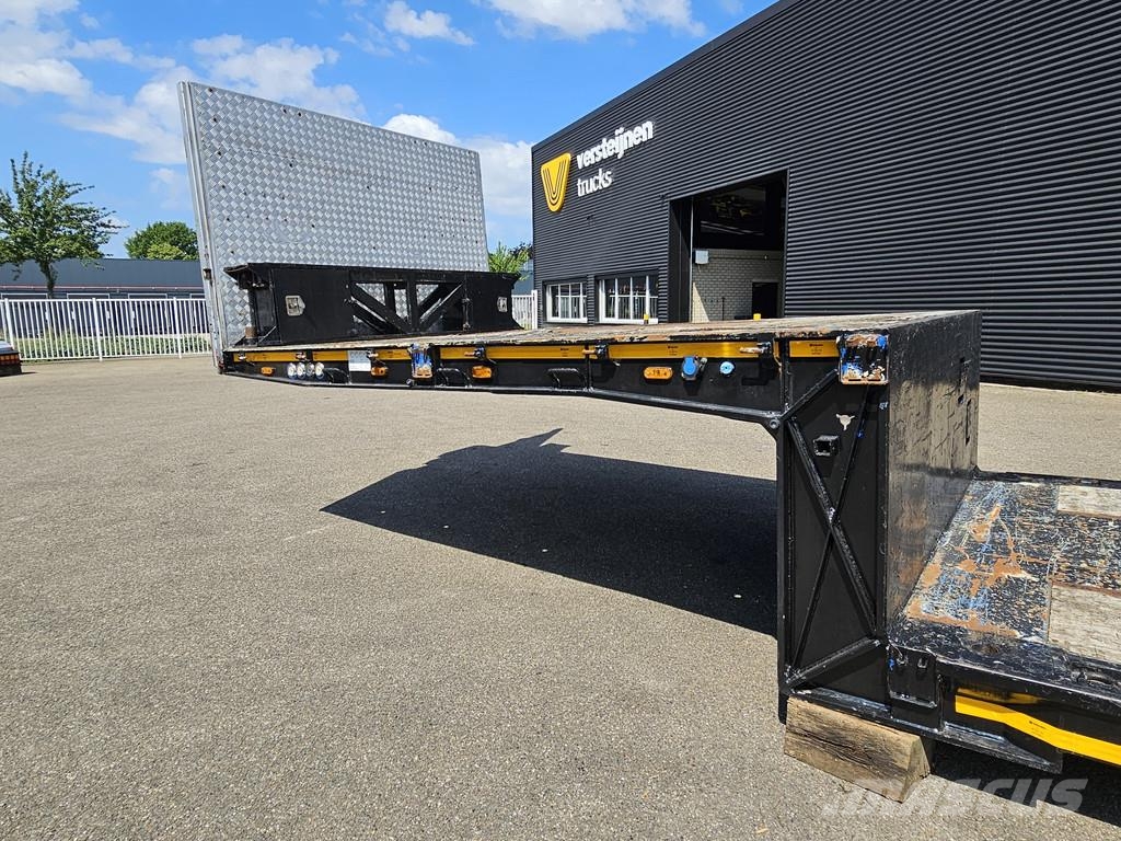 Meusburger MPG 3 / EXTENDABLE / LOW BED / 3 x STEERING AXLE Låg lastande semi trailer