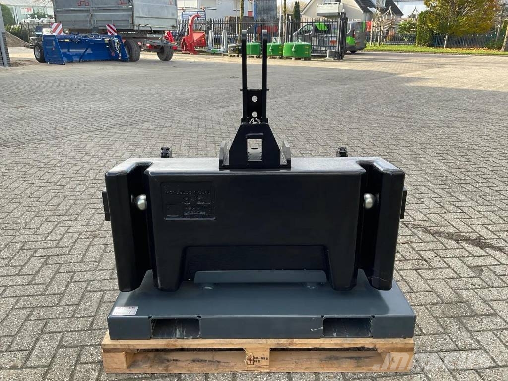 Zuidberg 1400 KG Gietijzeren gewicht met aanbouwarmen Przednie obciążniki
