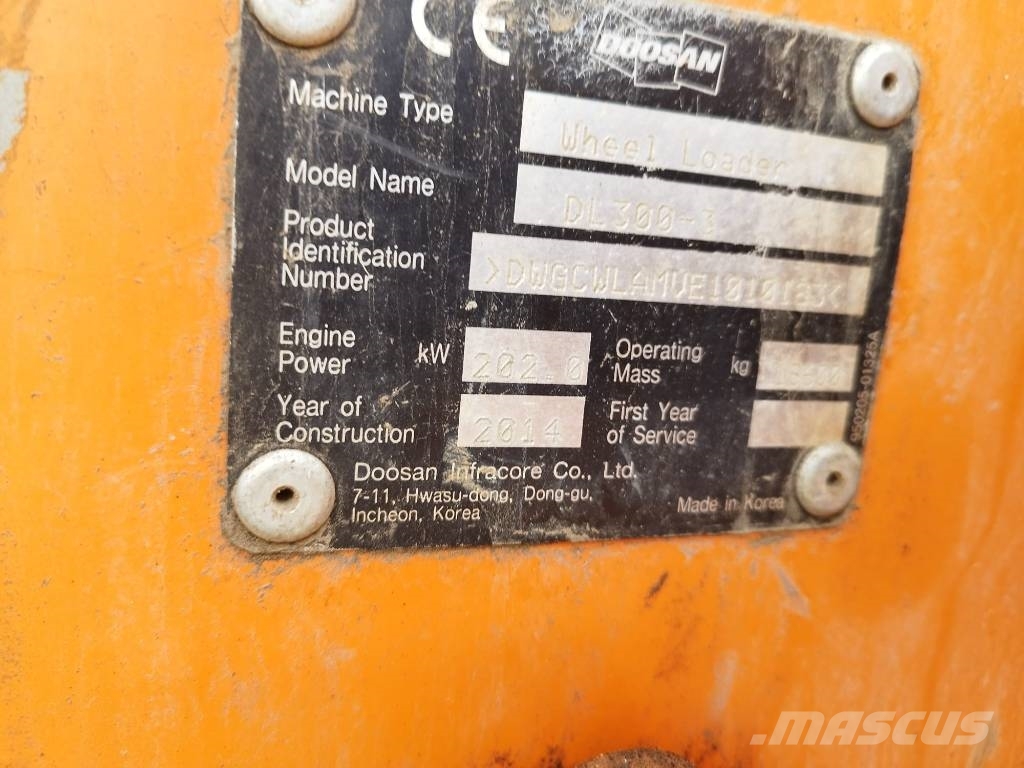 Doosan DL 300-3 Carregadeiras de rodas
