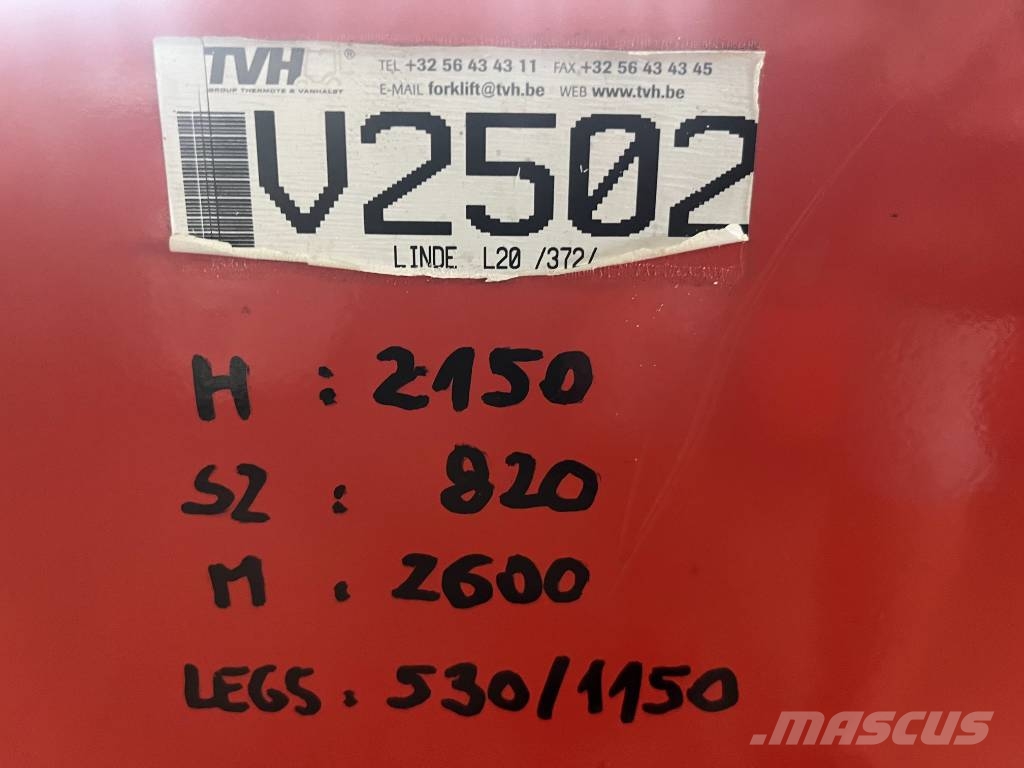 Linde L 20 V-2502 FOR EXPORT ONLY OB Apiladores eléctricos autopropulsados