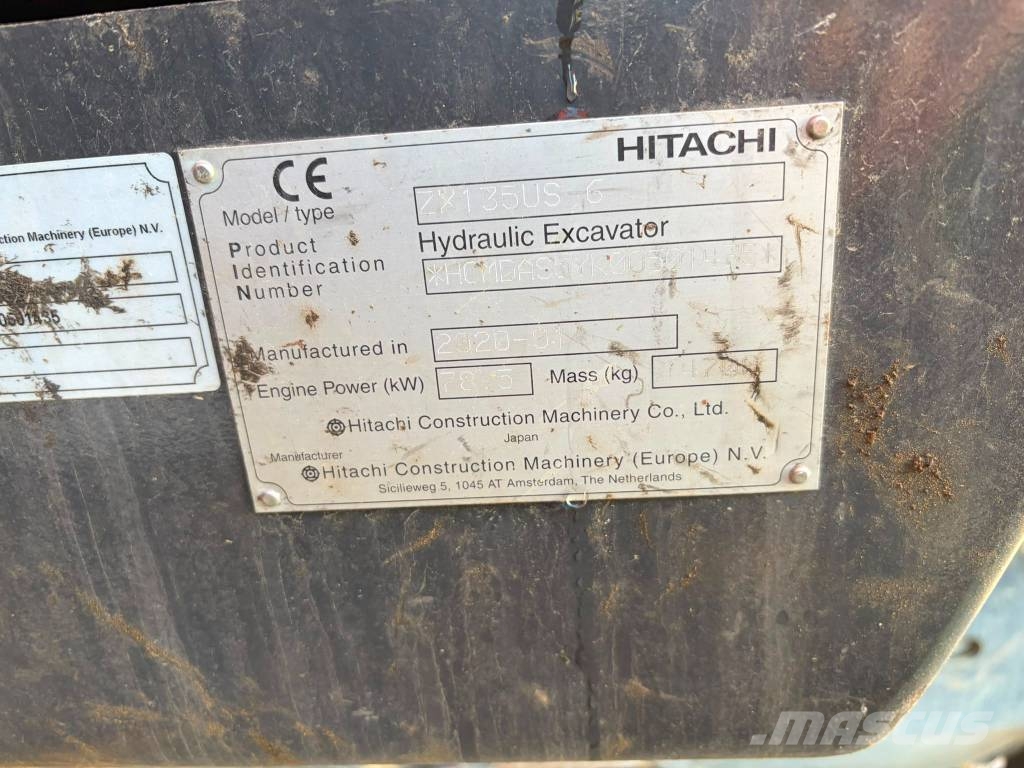 Hitachi Sumitomo ZX135 US-6 Telakaivukoneet