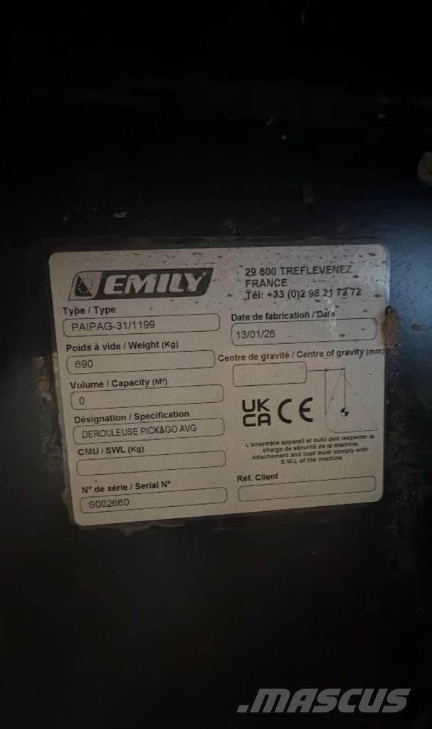 Emily Pick & Go AVG Drtiče a řezače balíků