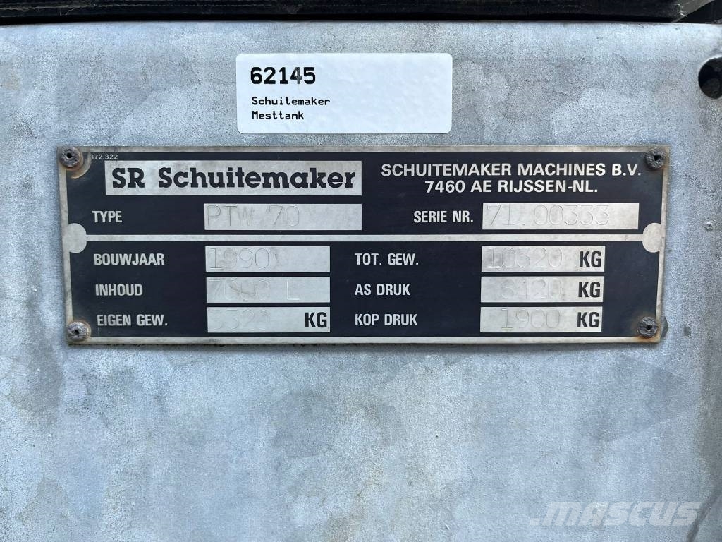 Schuitemaker + Slootmid PTW 70 スラリータンカー